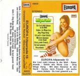 Orchester Udo Reichel - Europa Hitparade 13, Caseta audio