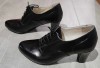 Pantofi COMOD, piele NATURALA, marime 40, NOU, Negru, Cu toc