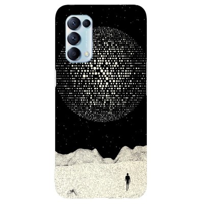 Husa compatibila cu Oppo A15s model Lost in cosmos, Silicon, TPU, Viceversa foto