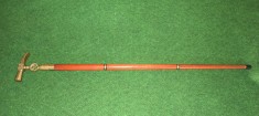 baston din lemn 4 segmente maner bronz lungime totala 89 cm greutate &amp;ndash; 530 grame foto