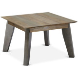 Square Solid Acacia Coffee Table 70x70 cm Malaga
