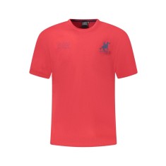 U.S. Grand POLO Tricou barbati din bumbac cu logo la baza gatului, rosu, 3XL