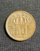 Moneda 50 centimes 1970 Belgia, Europa