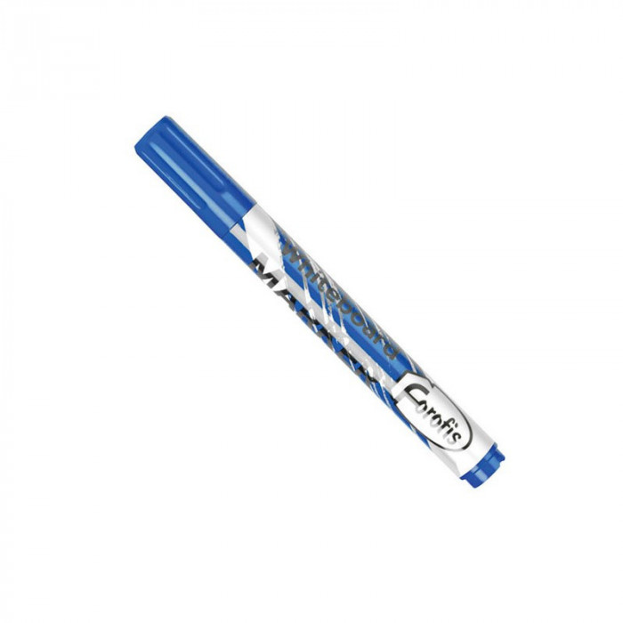 Marker pentru whiteboard cu varf rotund, Forofis 91260 albastru