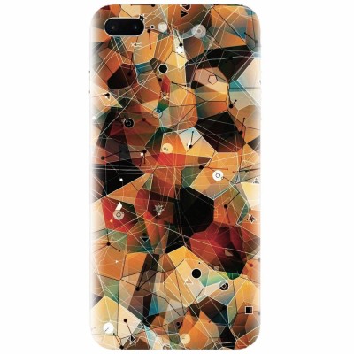 Husa silicon pentru Apple Iphone 7 Plus, Abstract Triangles Connected Lines foto