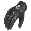 Manusi MotoWolf Piele Moto ATV Bicicleta, Protectie Carbon, Touchscreen, Airmatic, Negre