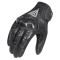 Manusi moto/atv/bicicleta piele MotoWolf, protectie carbon, touchscreen, Airmatic, Negru