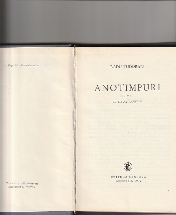 RADU TUDORAN - ANOTIMPURI