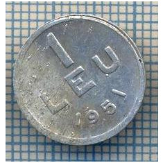 AX 765 MONEDA- ROMANIA - 1 LEU -ANUL 1951 -STAREA CARE SE VEDE