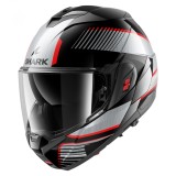 Casca flip-up Shark Oxo Sikter negru/rosu/gri marime L