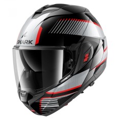 Casca flip-up Shark Oxo Sikter negru/rosu/gri marime L