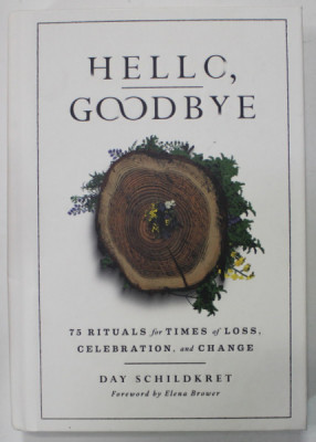 HELLO , GOODBYE , 75 RITUALS FOR TIMES OF LOSS , CELEBRATION , AND CHANGE by DAY SCHILDKRET , 2022 foto