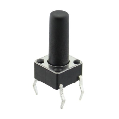 Microintrerupator, 6x6mm, OFF-(ON), SPST-NO, SCHURTER, 1301.9307, T156388 foto