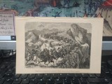 Gravură Cavaleria neregulată turcă &icirc;n Asia urmarind pe rușii fugari, Războiul ruso-turc 1877-1878, 1878, 181