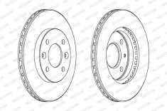FERODO DDF158 PREMIER Disc frana