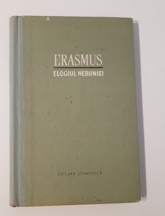 Erasmus Elogiul nebuniei