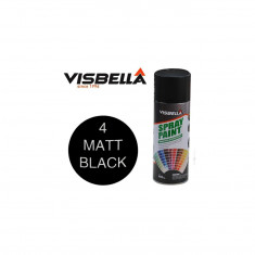 Spray vopsea Visbella Negru Mat 400ml Cod: 4