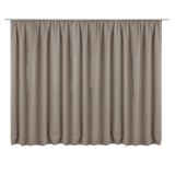 Draperie cu rejansa Jemidi, 300 x 245 cm, Maro, Poliester, 55276.24.02