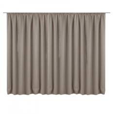 Draperie cu rejansa Jemidi, 300 x 245 cm, Maro, Poliester, 55276.24.02