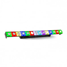 Beamz LCB14, Banda cu LED-uri, 14 x 3W albe ?i 56 x LED-uri RGB SMD, negru foto