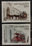 BC301, San Marino 1979, serie transporturi, europa cept