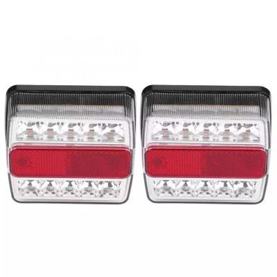 Set 2 lampi led universale pentru remorca 12v-24v foto