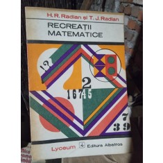 Recreatii matematice - H.R. Radian