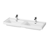 Cumpara ieftin Lavoar dublu pentru mobilier, Cersanit, Crea, 120 cm, alb