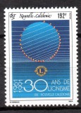 NOUA CALEDONIE 1991, Aniversari, Lions, serie neuzată, MNH