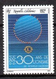 NOUA CALEDONIE 1991, Aniversari, Lions, serie neuzată, MNH, Nestampilat