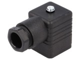 Conector Mamă 18mm 4 PIN 90&deg; cu Valvă