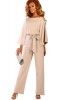 M574-813 Salopeta maxi eleganta cu cordon in talie, L, M, S/M