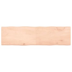 vidaXL Blat masă 180x50x(2-4) cm lemn stejar netratat contur organic