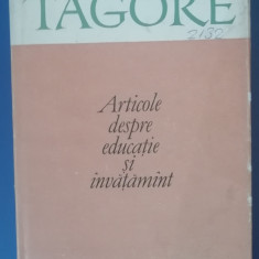 myh 28s - TAGORE - ARTICOLE DESPRE EDUCATIE SI INVATAMANT - ED 1961