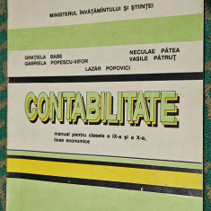 CONTABILITATE CLASA A IX A SI A X A LICEE ECONOMICE BABE VIFOR PATEA VIFOR 1992