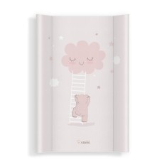 Saltea de infasat bebe cu intaritura 70x47,5 Klups 435 Walk in the Clouds Pink