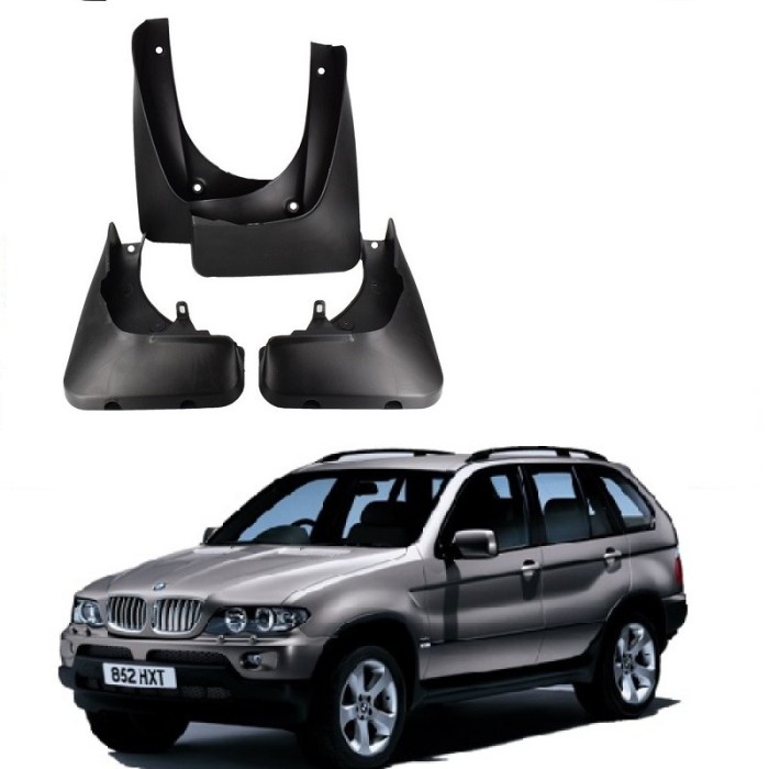 Aparatori noroi dedicate BMW X5 E70 2007 - 2013 (4Bucati)