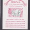 1955 Exil Romania, Berna , propaganda anticomunista,BLOC NEDANTELAT,MNH.