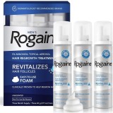 Spumă Rogaine Minoxidil 5% pentru barbati, Tratament &icirc;mpotriva căderii părului, 3 Flacoane