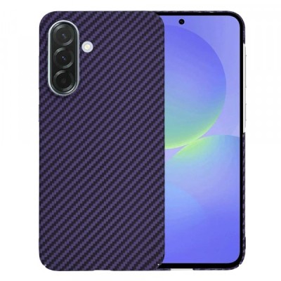 Husa pentru Samsung Galaxy A36 A366, Techsuit, Carbonite FiberShell, Mov foto