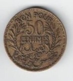 Moneda 50 centimes 1926 - Tunisia