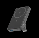 POWER BANK Anker &quot;MagGo&quot; 10.000 mAh, 27W Qi 2.0 15W, suport pliabil, compatibil iPhone 15/14/13/12, 1 x USB-C, afisaj inteligent, 389 g, negru, &quot;A1654