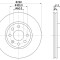 Disc frana BMW X5 (E70) (2007 - 2013) KRIEGER 0950004121