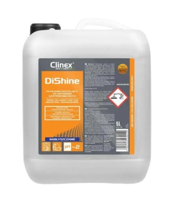 CLINEX DiShine, 5 litri, lichid de stralucire pentru masini de spalat vase foto