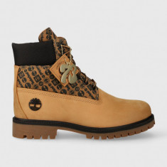 Timberland bocanci 6" Heritage TextileQuarWP barbati, culoarea galben, TB0A62AW2311