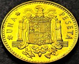 Moneda 1 PESETA - SPANIA, anul 1980 (model 1975) *cod 1190 E = UNC