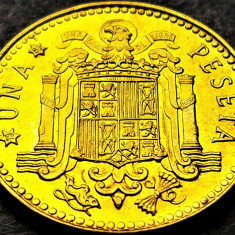 Moneda 1 PESETA - SPANIA, anul 1980 (model 1975) *cod 1190 E = UNC