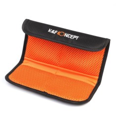 Husa nylon K&amp;F Concept marime L pentru 4 filtre KF13.002