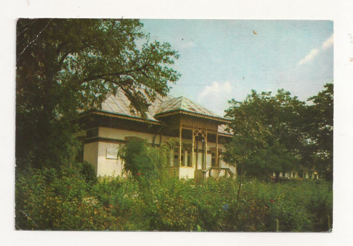 RF12 -Carte Postala- Ipotesti, casa memoriala M. Eminescu, circulata 1971