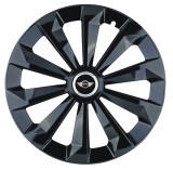 Cumpara ieftin Set 4 capace roti Fame Negru R15 pentru gama auto Mini, Autohelix MSA